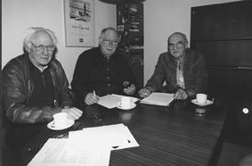 Pensionist-bladet Sren Kanne udgives for frste gang i indevrende uge. Her ses redaktionen bag det nye blad for Grenaa Kommunes pensionister. Fra venstre ses billedredaktr Leif Ryttertoft, ansvarshavende redaktr Leo Andreasen og endelig konomi- og annoncechef Brge Egsgaard, der er primus motor bag bladet, der udgives af ldrerdet i Grenaa Kommune.