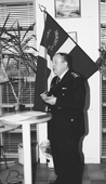 Politimester Jens Wacher kunne notere sig en 5%'s stigning i antallet af straffelovsovertrdelser i Grenaa Politikreds i 1999 i forhold til ret fr i forbindelse med sidste uges traditionelle nytrsparole p Grenaa Politigrd