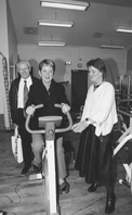 ldrecentret Posthavens motionsrum blev ogs undersgt og afprvet af boligminister Jytte Andersen