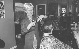 Birgit Lauridsen, indehaver af City-Salonen