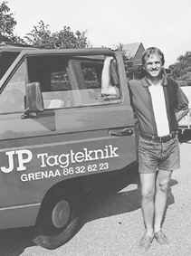 Per Hjarbk, indehaveren af JP Tagteknik