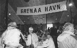 Grenaa Roklub og Grenaa Fiskeriforening er endnu engang vrt for en omgang Fiskedag. Det sker p lrdag den 8. juli. Dette billede er taget i forbindelse med forrige rs Fiskedags-arrangement