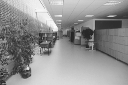 Sådan ser det ud indenfor på gangen.