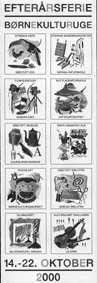 Lars Sand Kirk fra Djurslands Museum i Grenaa er pny manden bag illustrationerne til folder og plakat i forbindelse med dette rs Brnekulturuge, der i r involverer aktiviteter i hele tre kommuner - Grenaa, Ebeltoft og Nrre Djurs. Her ses forsiden til folderen