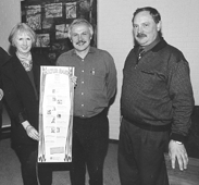 Kirsten Krogh, udvalgsformand Gert Eriksen og borgmester Leif Srensen fra Nrre Djurs Kommune vil lade kulturraketten sprutte videre i 2001 ogs