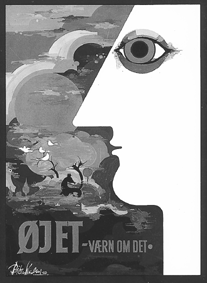Nogle af plakatkunstneren Bjrn Wiinblad’s vrker kan i januar mned opleves i Kulturhuset Pavillonen i Grenaa. Her ses et kendt eksempel p hans kunst