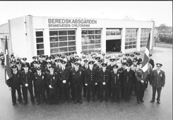 Den rlige nytrsparade for det flleskommunale brand- og redningsberedskab for Grenaa, Nrre Djurs og Midtdjurs kommuner, blev afviklet lrdag den 6. januar p Beredskabsgrden i Grenaa. (Foto: Lene Madsen)