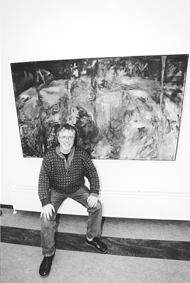 Den lokale kunstner Morten Skovmand er i jeblikket blandt udstillerne p den store Corner-udstilling p Charlottenborg ved Kbenahavn. Her ses han i forbindelse med en udstilling i Kulturhuset Pavillonen i Grenaa